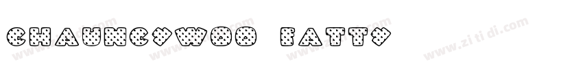 ChauncyW00 Fatty字体转换
